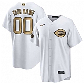 Customized Men's Cincinnati Reds Active Player White 2022 All-Star Cool Base Stitched Jersey,baseball caps,new era cap wholesale,wholesale hats